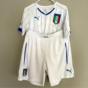 Italia Puma Men’s Jersey and shorts Set